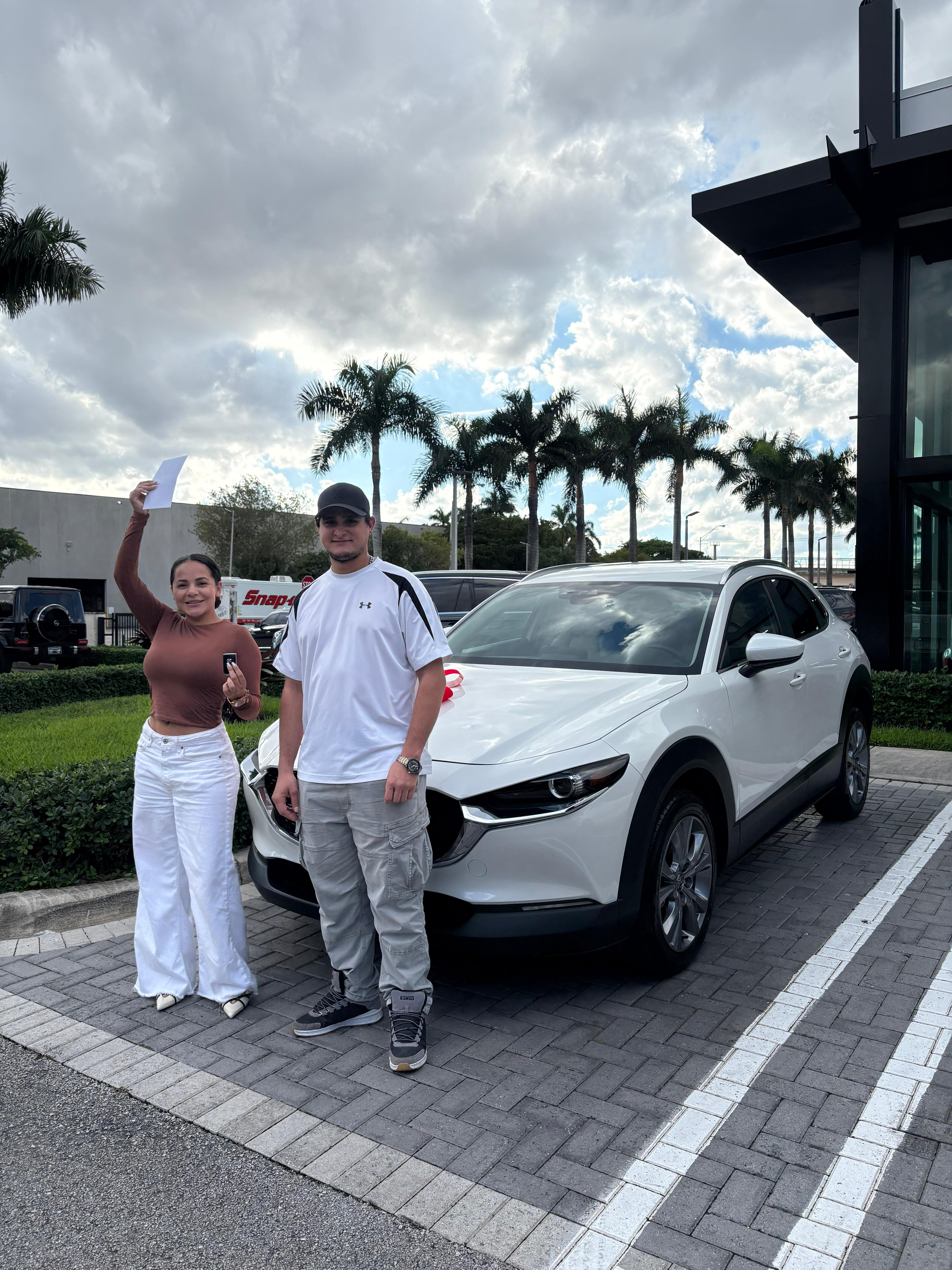 Entrega Mazda CX-30 blanco